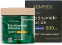 AGNPHDU- Liposomal Nicotinamide Riboside 120 Capsules，Resveratrol, Quercetin - NAD Supplement for Anti-Aging, Energy, Focus 900mg Dietary Supplement
