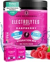 KEY NUTRIENTS Multivitamin Electrolytes Powder No Sugar - Juicy Raspberry Electrolyte Powder - Hydration Powder - No Calories, Gluten Free Keto Electrolytes Powder - 90 Servings - Made in USA