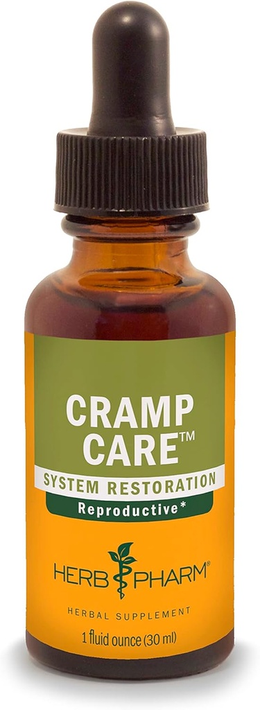 Herb Pharm Cramp Care Liquid Herbal Extract Drops to Support a Healthy Menstrual Cycle, 1 Oz