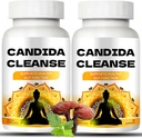 Candida Cleanse - Gut & Colon Support, Advanced Formula - Oregano Leaf, Wormwood, Black Walnut, Caprylic Acid