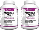 Hybrid Nutraceuticals MiracleMulti Women Multivitamin with Probiotics, Biotin, Folic Acid, Enzymes + Fruit & Vegetable Blend - Immune Support, Heart Health, Energy: 60 Servings (Non-GMO) (2)