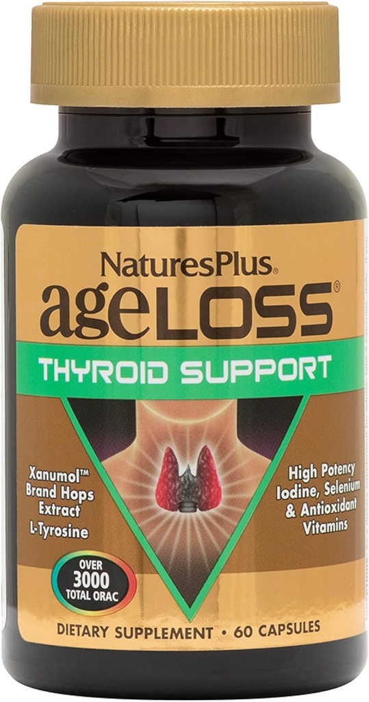 NATURES PLUS Thyroid Ageloss, 60 CT