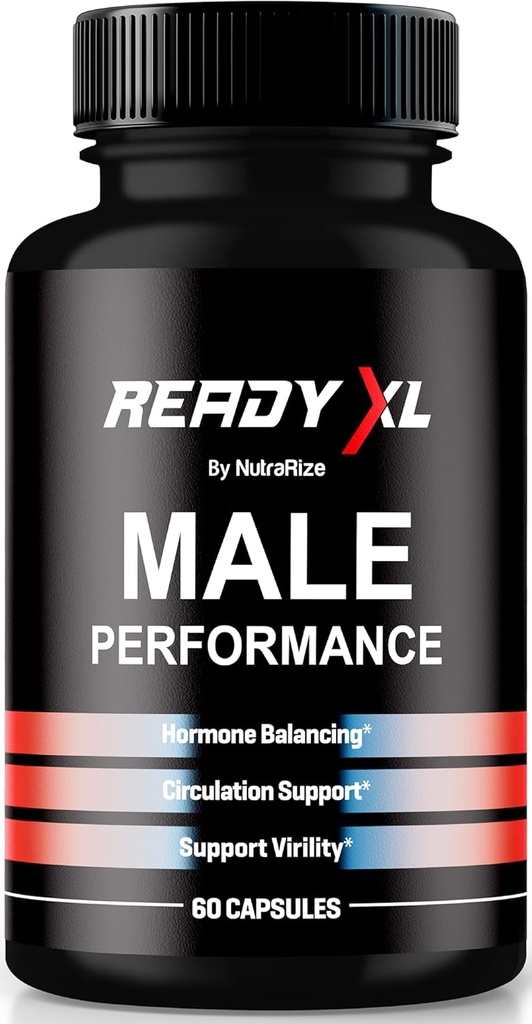 NutraRize Ready XL Pills for Men, Official ReadyXL Male Capsules, All-Natural Support for Overall Health and Performance, Premium Multivitamins Formula, Official Capsulas Reviews (60 Capsules)
