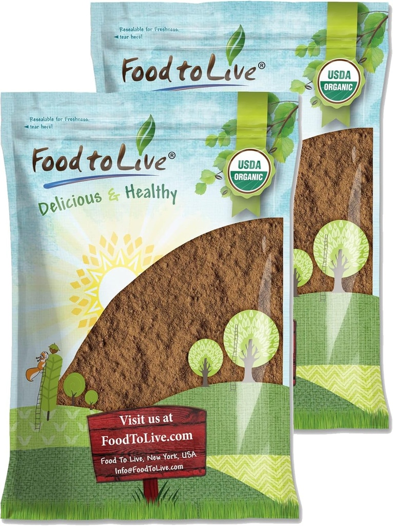 Organic Red Reishi Mushroom Powder, 12 Pounds –All Natural Vegan Superfood for Immunity and Holistic Wellness. Rich in Antioxidants and Nutrient-Packed. Non-GMO. 100% Pure. Great for Smoothies. Kosher