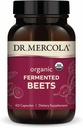 Dr. Mercola Organic Fermented Beets - Nitric Oxide Support - USDA Organic, Non-GMO, Gluten-Free & Soy-Free - 60 Capsules