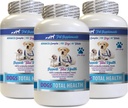 PET SUPPLEMENTS & NUTRITION LLC Dog Eye Vitamins Support - Dogs Total Health Control - Immune Support - Hair Skin Nails Oral Eye Health Formula - Calcium for Dog Food - 3 Bottles (180 Treats)