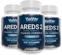 AREDS 2 Select Eye Vitamins for Macular Support - Vitamins for Eyes with Zeaxanthin Plus Lutein Macular Supplement - Premium Macular Health Formula - Eye Supplements - 60 Capsules - (Pack of 3)