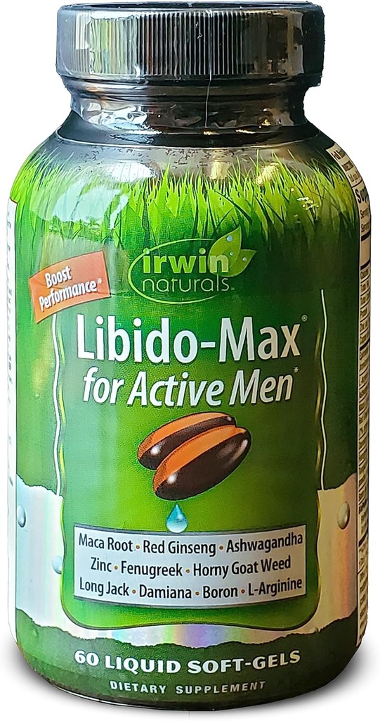 Irwin Naturals Libido-Max for Active Men 60 Sgels