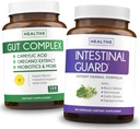 Intestinal Guard & Gut Complex (2-Month Supply) Gut Guard Combo - Intestinal Guard (120 Capsules) Potent Natural Formula & Gut Complex (120 Capsules) Natural Candida Support - All-in-one Support