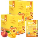 Ener-C Multivitamin Drink Mix - Vitamin Packets for Water, Electrolytes Powder Packets, Vitamin Drink Mix, Hydration Liquid Mix, Immune Booster for Adults, Healthy Energy - Peach Mango, 60 Count