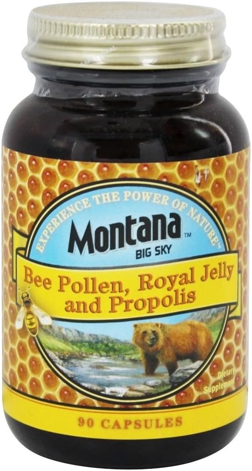 Montana Bee Pollen Royal Jelly and Propolis - 90 Capsules
