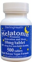 Melatonin 500 count 10mg Quick Dissolve Vegan Super Strength