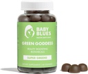 Baby Blues Green Goddess Gummies, 60 Count Dietary Supplement, Plant-Based, Gummy Form