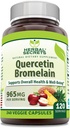 Herbal Secrets Quercetin 800mg with Bromelain 165mg, Veggie Capsules Supplement | Non-GMO | Gluten Free | Made in USA (965 mg, 240, Count)