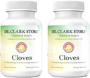 Dr Clark Cloves Healthcare Supplement - Natural Digestive Health, 500 mg, 100 Pure Gelatin Capsules 2Pack
