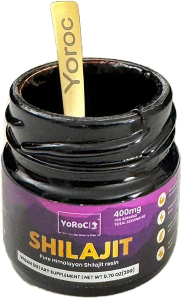 Shilajit, Pure Himalayan Shilajit Resin, Dietary Supplement, Net Wt 20gm(0.70oz)