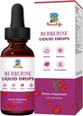 Berberine HCL Supplement - Berberine Liquid Drops with Goldenseal Root, Artichoke Leaf, Ceylon Cinnamon, Berberine Veggie Supplement for Immune, Digestion System and Heart Health Support