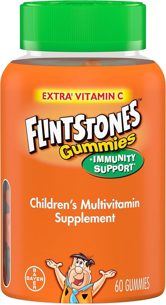 Flintstone Gummies Imunit Size 60ct One A Day Flintstones Vitamins Plus Immunity Support