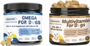 Omega 3 & Multivitamin for Dogs Overall Health