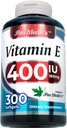 FITO MEDIC'S Lab - Vitamin e - 400 IU, 300 Softgels of - Pure- Vitamin e Oil - for Antioxidant Support- Vitamin e Capsules - Ultra high Absorption- vitamina e.