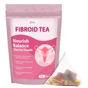 Auranic Fibroid Tea to Shrink Ovarian Cysts, Natural Remedy for Women Get Pregnant Fast, Womb Detox & Uterus Cleanse, Regulate Menstural Cycle, Female Fertility Hormone Balance Herbal Tea
