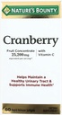 Nature's Bounty Cranberry Dietary Supplement, Supports Urinary Tract and Immune Health, Softgels, 25,200 Mg, 60 Ct