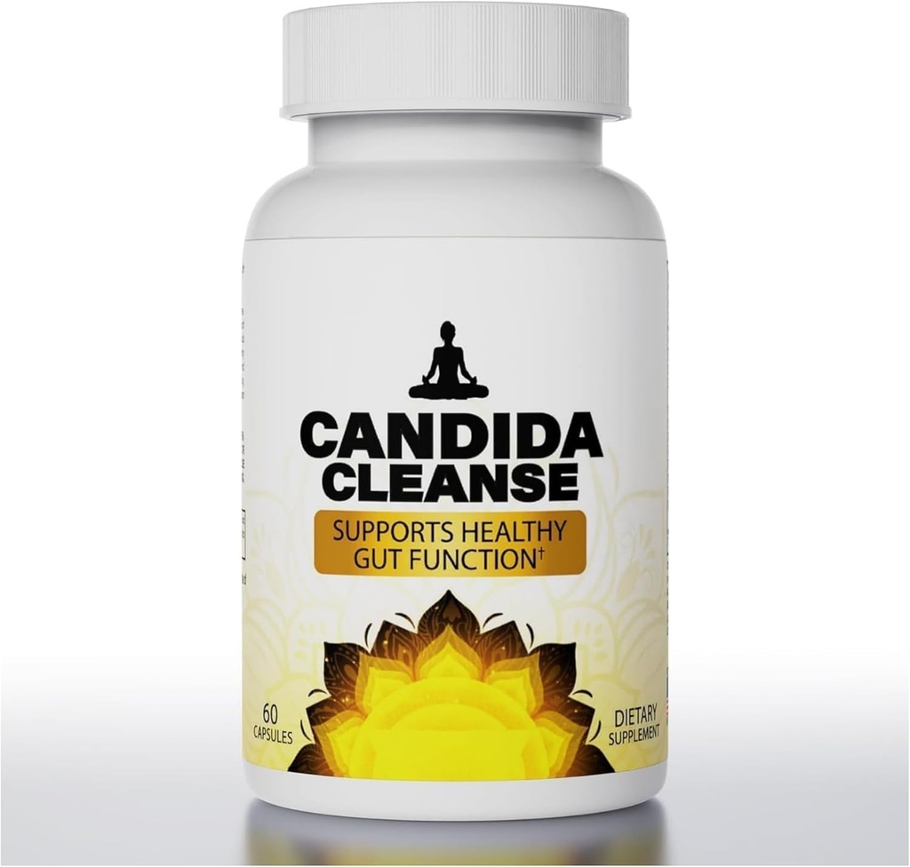 Candida Cleanse- Gut & Colon Support, Advanced Probiotic & Herbal Formula