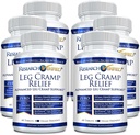 Research Verified Leg Cramps - Magnesium, B Vitamins, Ginger, Chamomile, BioPerine - Circulation Support - Vegan - 6 Month Supply