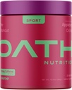 Oath Nutrition Sport Sugar Free Pre-Workout Powder, Appleberry Orchard, Contains Creatine Monohydrate, Caffeine and Beta Alanine, Pre Workout Powder for Women and Men, 25 Servings
