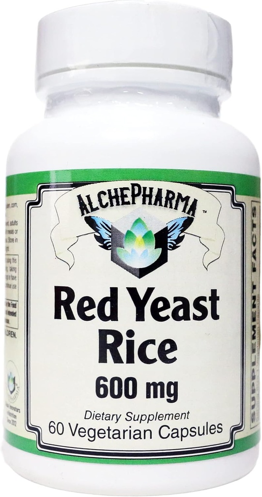 Red Yeast Rice (Organic and Citrinin Free), 600mg (60 Vcaps)