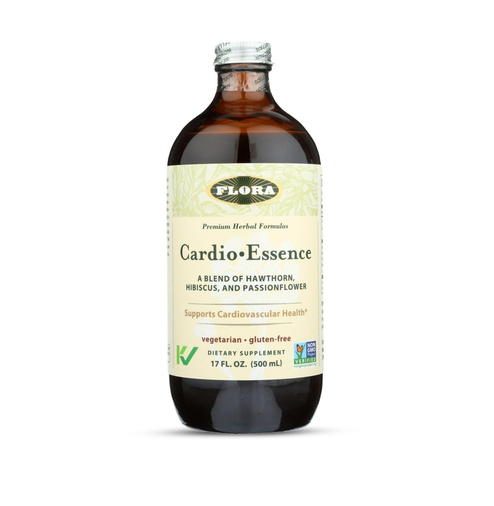 FloraHealth Cardio-Essence, Heart Health Supplement, 17 fl. oz. Glass