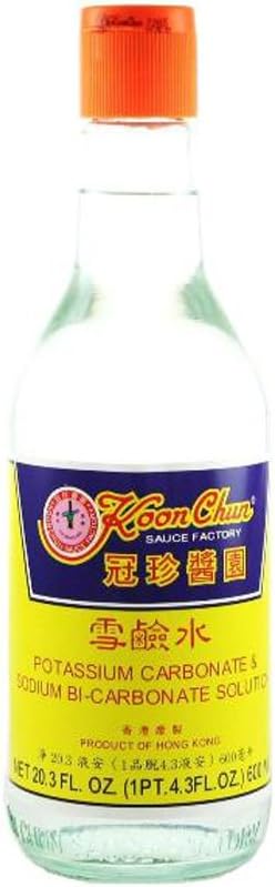 Potassium Carbonate & Sodium Bi-Carbonate Solution (Lye Water) - 16.9fl oz (Pack of 2)
