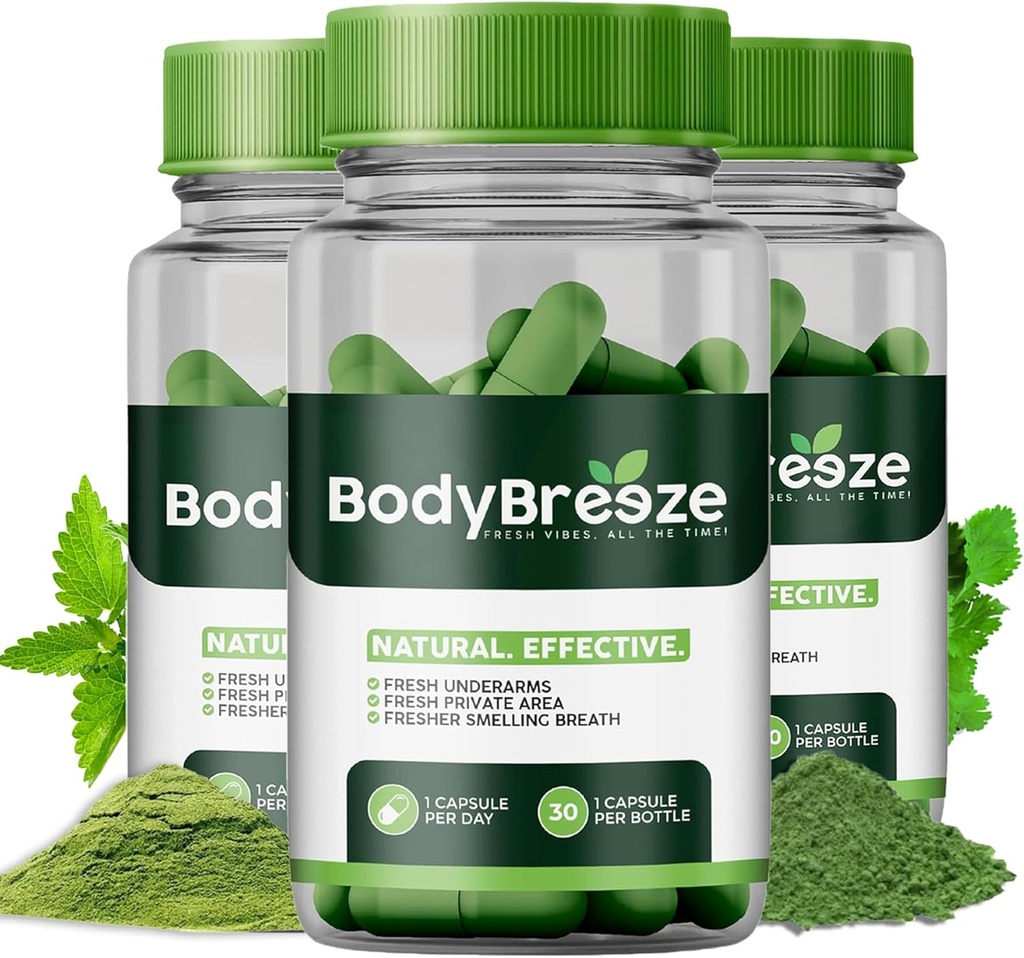 Internal Deodorant Supplement | Natural Chlorophyll 90 Capsules for Body Odor Control, Gut Health, and Fresh Breath | Vegan, Detox Support & Skin Health | Odor Eliminator for Men & Women