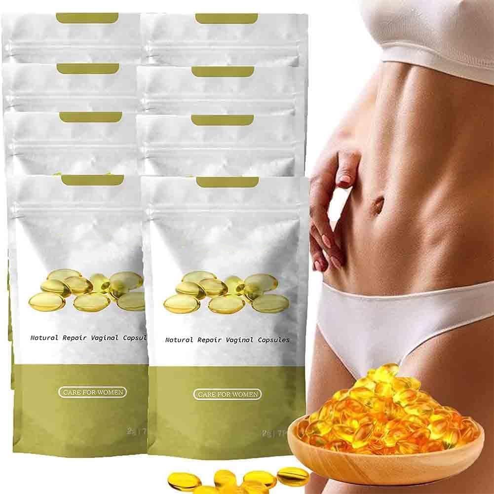 Instant Anti-Itch Detox Slimming Products, Natural Detox Viginal Capsulesa, Natural Detox Viginal Gel (8Bag)