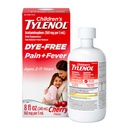 Children’s Tylenol Dye-Free Acetaminophen Oral Suspension, Cherry, 8 fl. oz