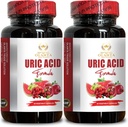 URIC Acid Support - Tart Cherry Capsules, Celery Seed Uric Acid Supplement, Mobility Support, Joint Comfort & Kidney Support Pills - 2 Bottles 120 Capsules