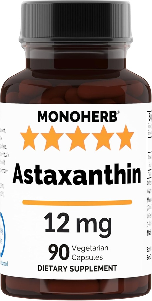 Astaxanthin 12 mg - 90 Veg Capsules