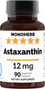 Astaxanthin 12 mg - 90 Veg Capsules