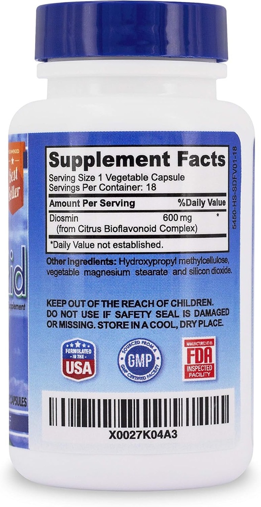 HemRid Ultra - Herbal Hemorrhoid Pills for Quick Comfort (2 Week Dose). Made in The USA. Assurance to Work or Your Money Back.