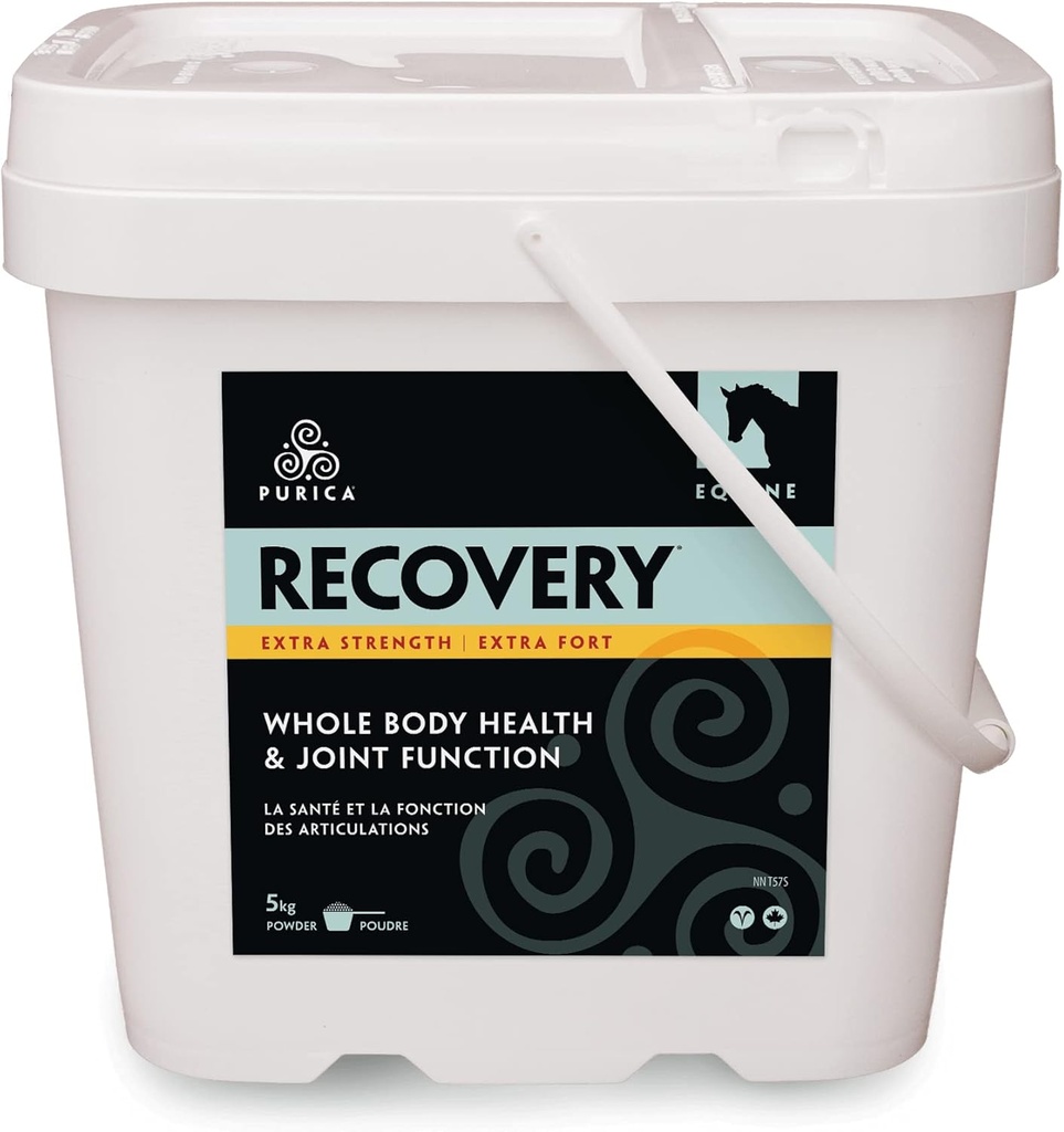 PURICA Recovery Extra Strength - Equine Joint Supplement - Comprehensive Support for Horses - Ideal Horse Joint Supplement for Senior Horses, MSM Powder Included - 11 lb Powder