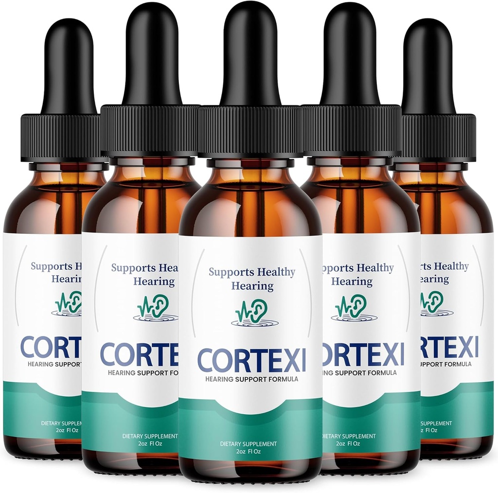 (Official) Cortexi Tinnitus Treatment Hearing Support with Chromium, Grape Seed, Astragalus, Maca Root - Cortexi Hearing Support Drops Supplement Cortexi Tinnitus Treatment for Ringing Ears (10oz)