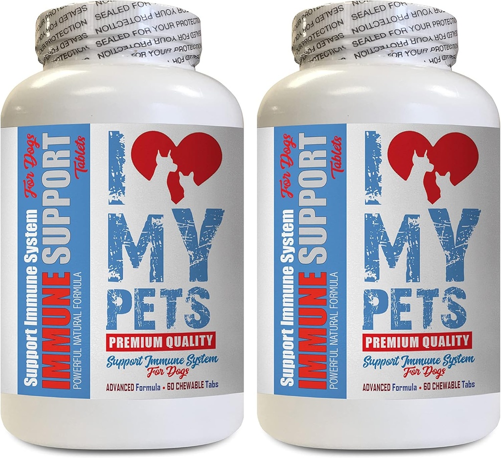 Liver Support for Dogs chewable - Dog Immune Support - Booster - Healthy PET - Supplement - Dog Mushroom - 120 Treats (2 Bottles)