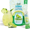 Electrolyte Drink Mix – Cucumber Limeade Agua Fresca Flavor | Sugar-Free Hydration Powder with Coconut Water & Minerals | 15 Single-Serve Stick Packs, Low Calorie, Natural Flavor