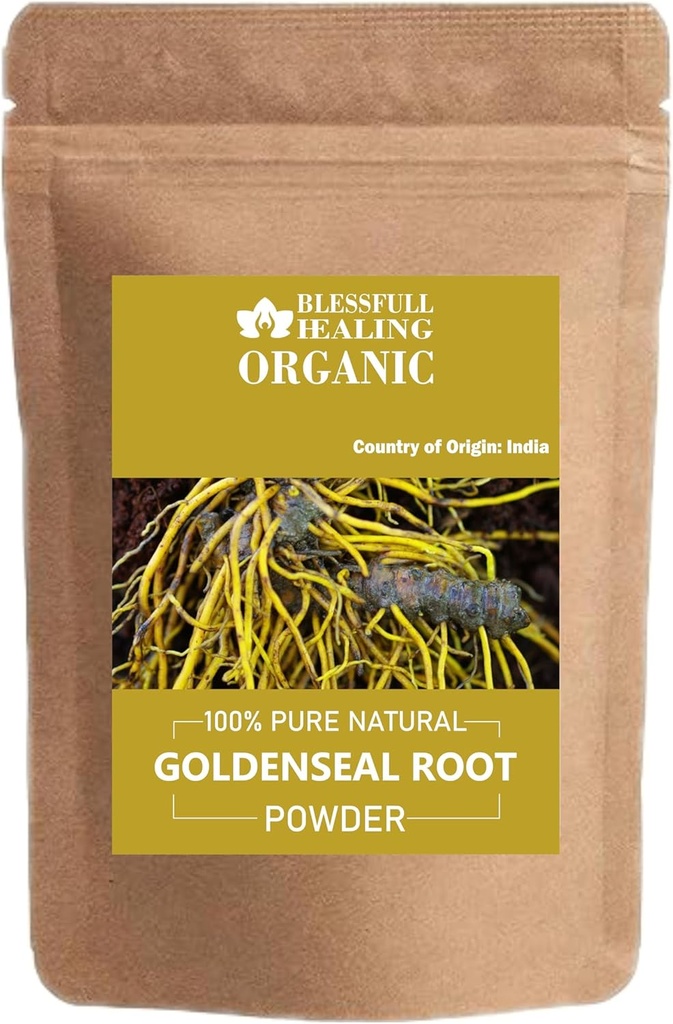 Organic Goldenseal Root Powder 100% Pure Natural 100 Gram / 3.52 oz