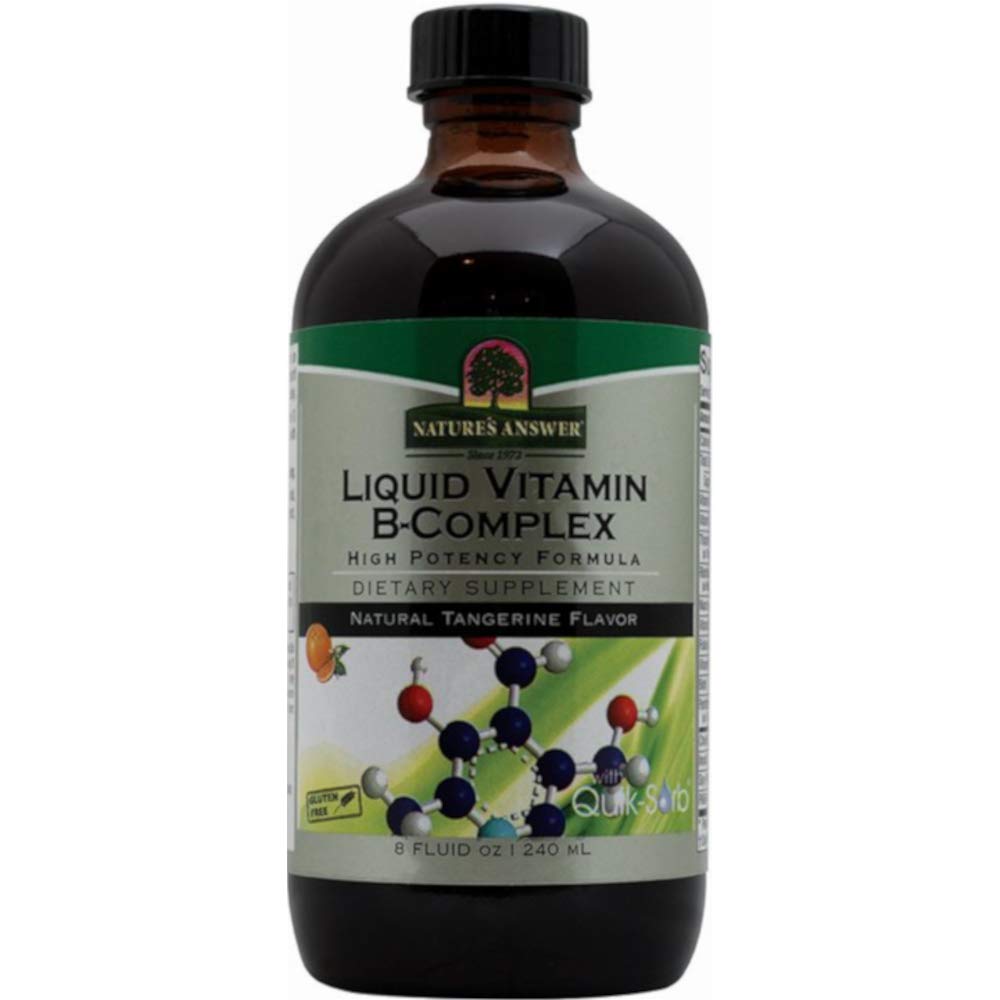 Nature's Answer Liquid Vitamin B-Complex, 8 Ounces each (Value Pack of 12)