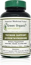Green Organic Supplements Thyroid & Hyperthyroidism, High Absorbable, Non-GMO, Gluten-Free