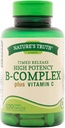 Nature's Truth B-Complex Plus Vitamin C Time Released, 100 Count (Pack of 3)