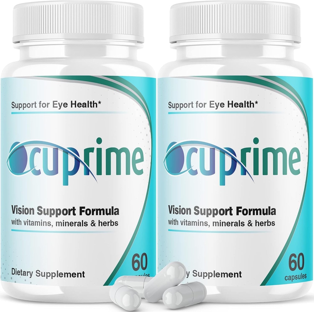 IDEAL PERFORMANCE (2 Pack) Ocuprime for Eyes Supplement Vision Pills (120 Capsules)