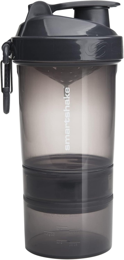 Smartshake Original 2GO, 20 oz Shaker Cup, Space Gray