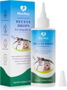 Pet Eye Drops,Gentle&Safe Dog Eye Drop for Infection,Relieve Eyes Itching & Irritation,Remove Tear Stains,Safe for All Animals, 4.06oz,120ml